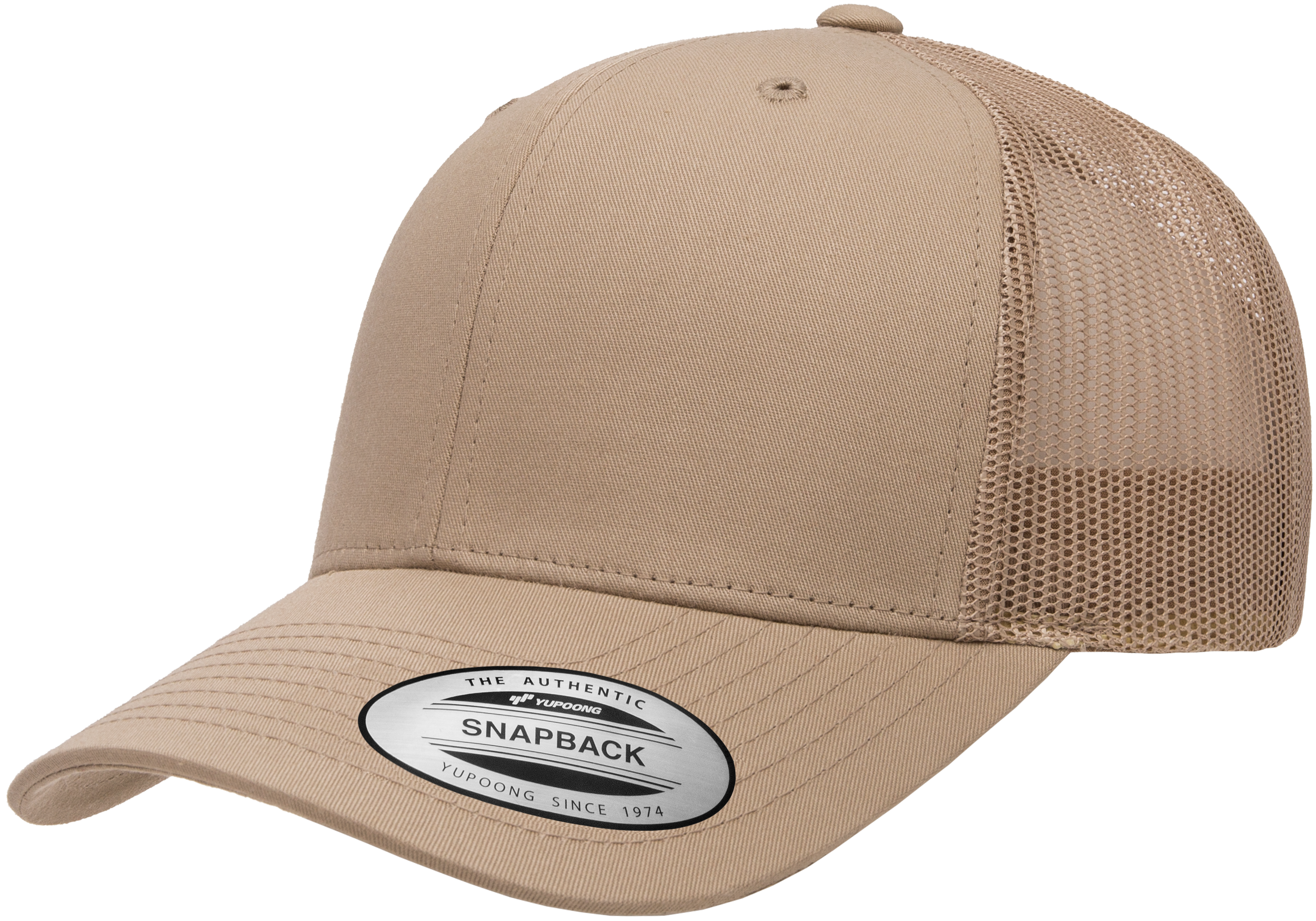 Custom Leather Patch Yupoong Classic 6606 Style Hat + Your Logo