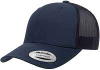 Custom Leather Patch Yupoong Classic 6606 Style Hat + Your Logo