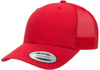 Custom Leather Patch Yupoong Classic 6606 Style Hat + Your Logo