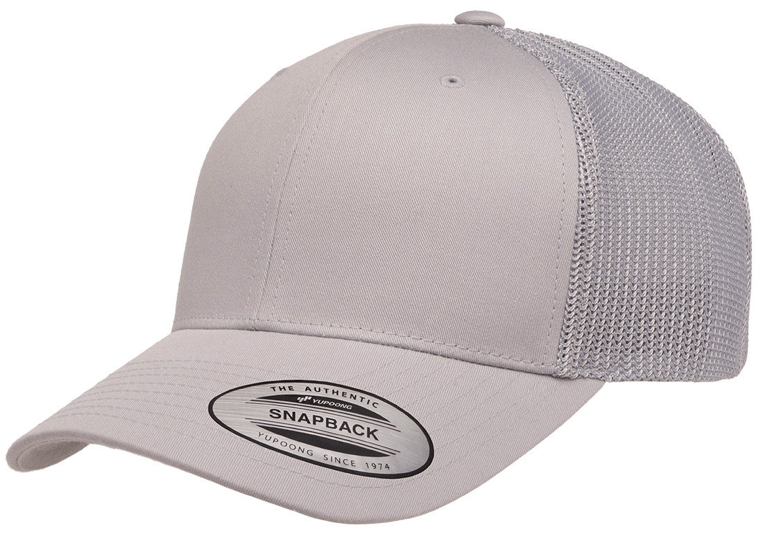 YUPOONG CLASSICS 6606 TRUCKER SNAPBACK HAT (CUSTOM EMBROIDERY WITH YOUR LOGO)